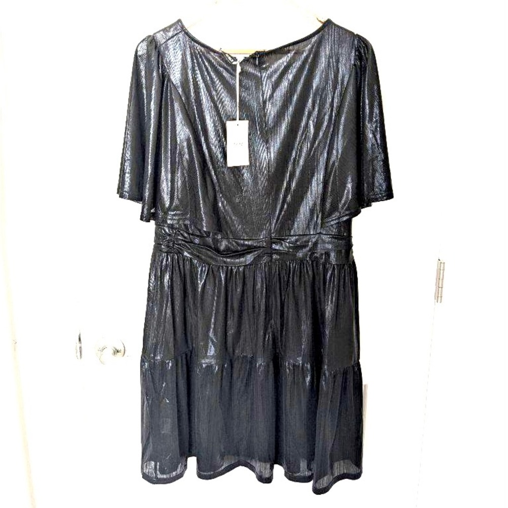 NWT Grace Karin metallic dress size 2XL fits like 12.